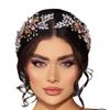 Luxurious Bridal Wedding Headwear Girls Headbands Fashionable Bridal Hairband for Wedding Elegances