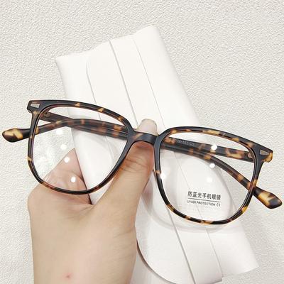 Men Women Finished Myopia Glasses Vintage Square Frame Blue Light Blocking Minus Eyeglasses Near Sight Eyewear Diopter 0 To -4.0