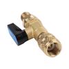 HVAC Service Adapter 1 4 SAE Adapter R410A R32 R454 Compatibility 5 16 To 1 4 SAE Thread Charging And Vacuuming