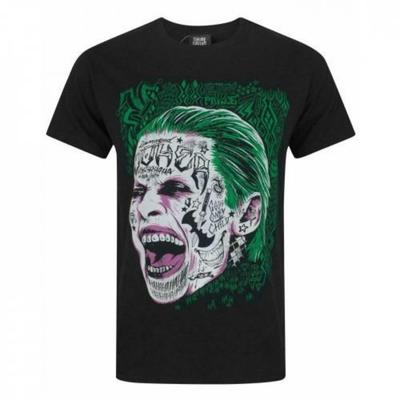 Suicide Squad Herren The Joker Gesicht T-Shirt