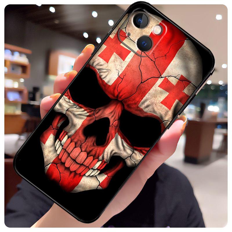 

Georgia Grunge Flag Case For iPhone 11 14 12 13 Pro Max X XR XS Max 6S 7 8 Plus SE 2020 12 13 Mini Soft Cover iPhone 11