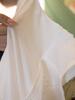 French-Style Luxury Cotton Embroidered White Apron Dress