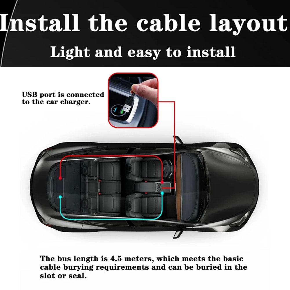 Auto LED Matrix Pixel Panel DIY RGB Beleuchtung Graffiti Scrolling Text Board Windschutzscheibe Werbung Bildschirm Bluetooth APP Steuerung