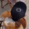Yousheng Hunde-Sonnenschutzhut mit Ohrlöchern, Hunde-Baseballkappe, Haustier-Canvas-Hut, Outdoor-Haustier-Visierkappe für Fotos, Cosplay-Partys