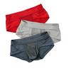 Men'S Briefs Mesh Breathable Underwear Youth U Convex Pouch Lingerie Underpants High Elastic Bikini Slip Homme String