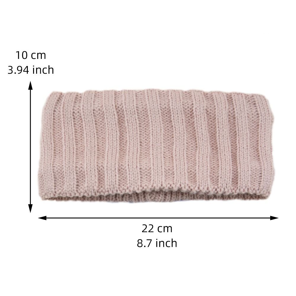 Knitted Headwear Solid Color Hairband New Headband