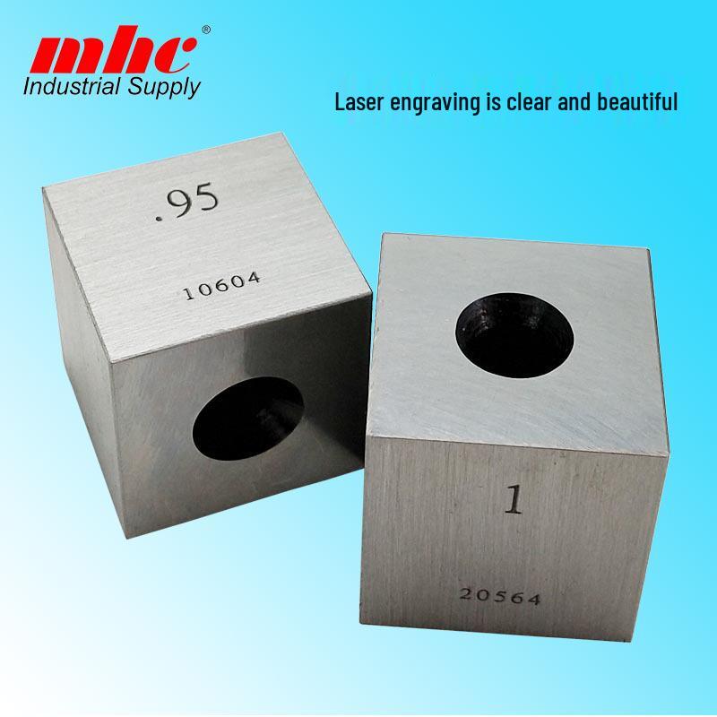 Laser-Engraved 1" Steel Gauge Block, Two Pieces with Free Shipping