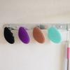 Silicone Shower Brush 3-finger Non-slip Massage Brush Cleansing Scrubber Gentle Exfoliating Glove