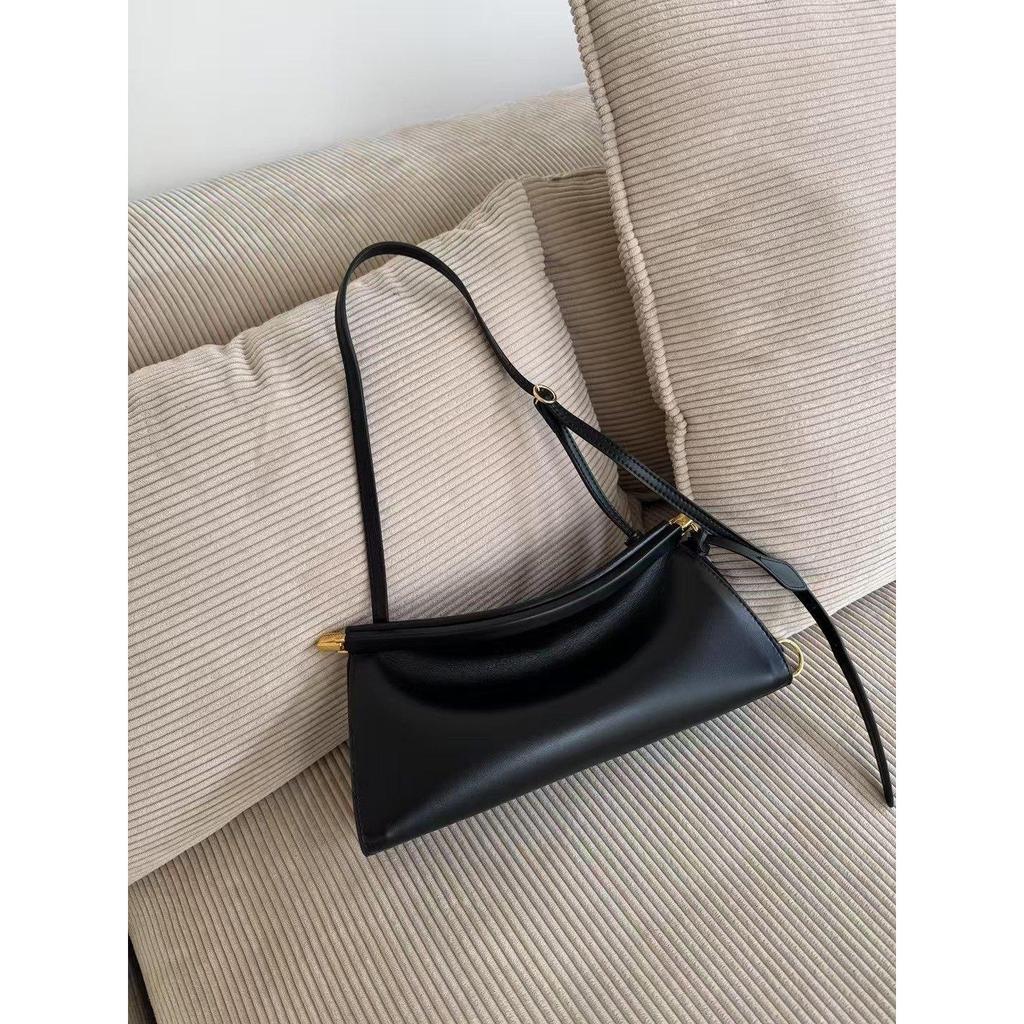 Original Leder A Le Click Achseltasche Nischen-Design Einfach Modisch Ein-Schulter Crossbody Damen