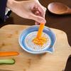 Japanese Style Ceramic Garlic Grater Plate Smooth Edge Porcelain Grater with Spout for Outdoor Camping Home Paste Making