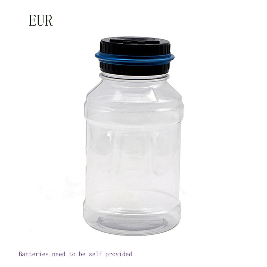Electronic Piggy Bank Counter Coin Digital LCD Counting Coin Money Saving Box Jar Coins Storage Box For USD EURO Money Gifts