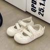 Ugly cute hollow female new comfortable breathable light mouth Velcro with skirt ballet