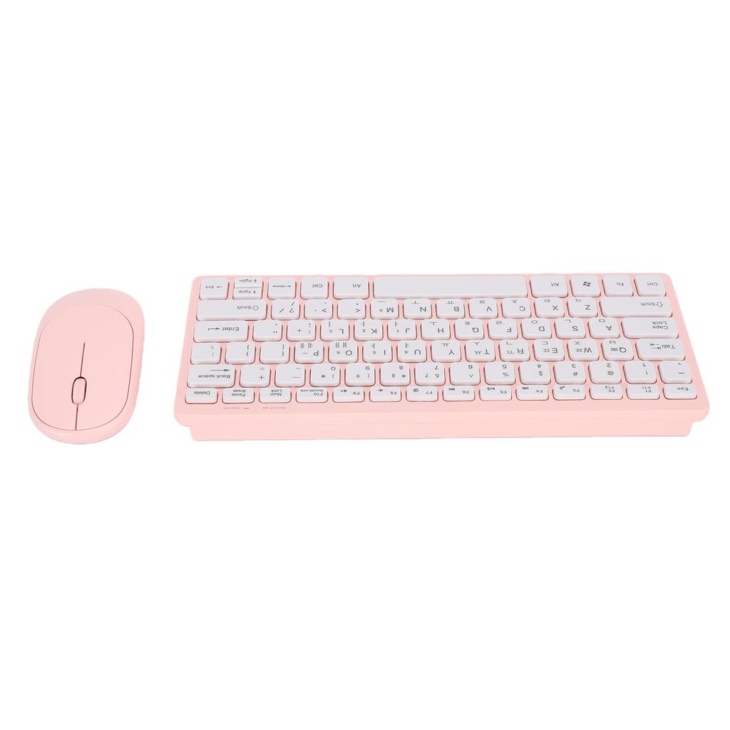 Korean Wireless Keyboard and Mouse 78 Keys 2.4GHz Keyboard for PC Laptop Thin and Lightweight