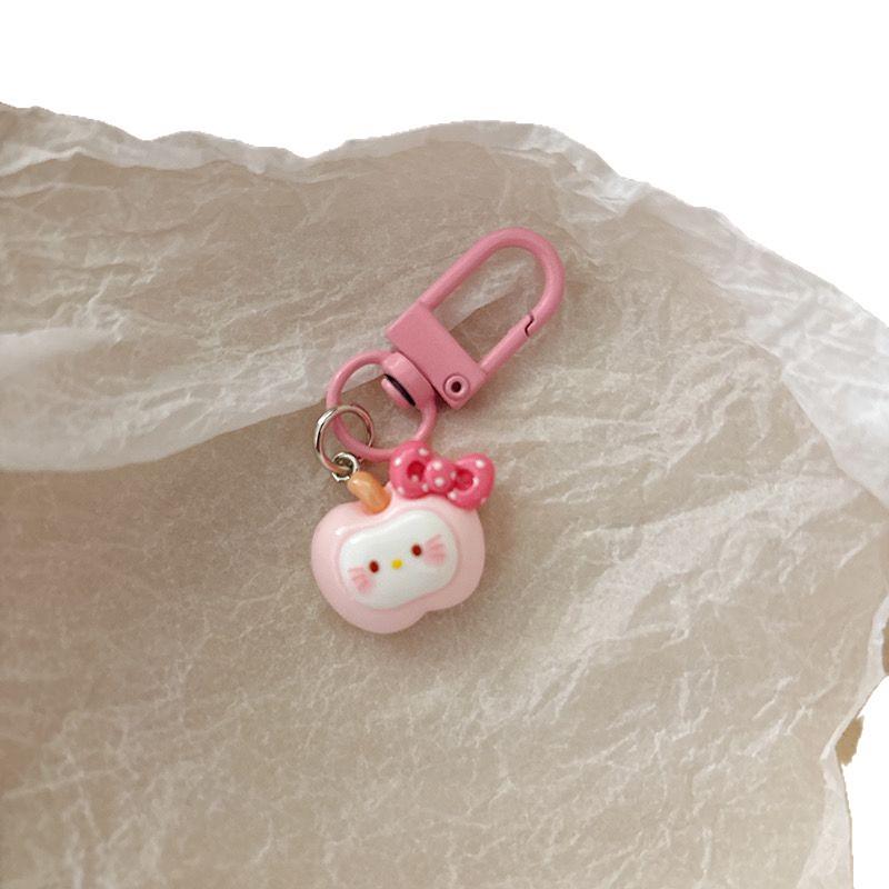 Resin Cat Keychain Pendant: Cute Charm for Backpack or Graduation Gift