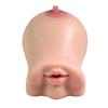 Männer Masturbator Doppel Kopf Oral Sex Vagina Brust Große Brüste Weichen Penis Echte Haut Fühlen Erwachsene Spielzeug Erotische Produkte