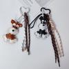 New Durable Braided Rope Polyester Bag Pendant Small Puppy Cartoon Multi-Strand Street Trends Gift Made in China