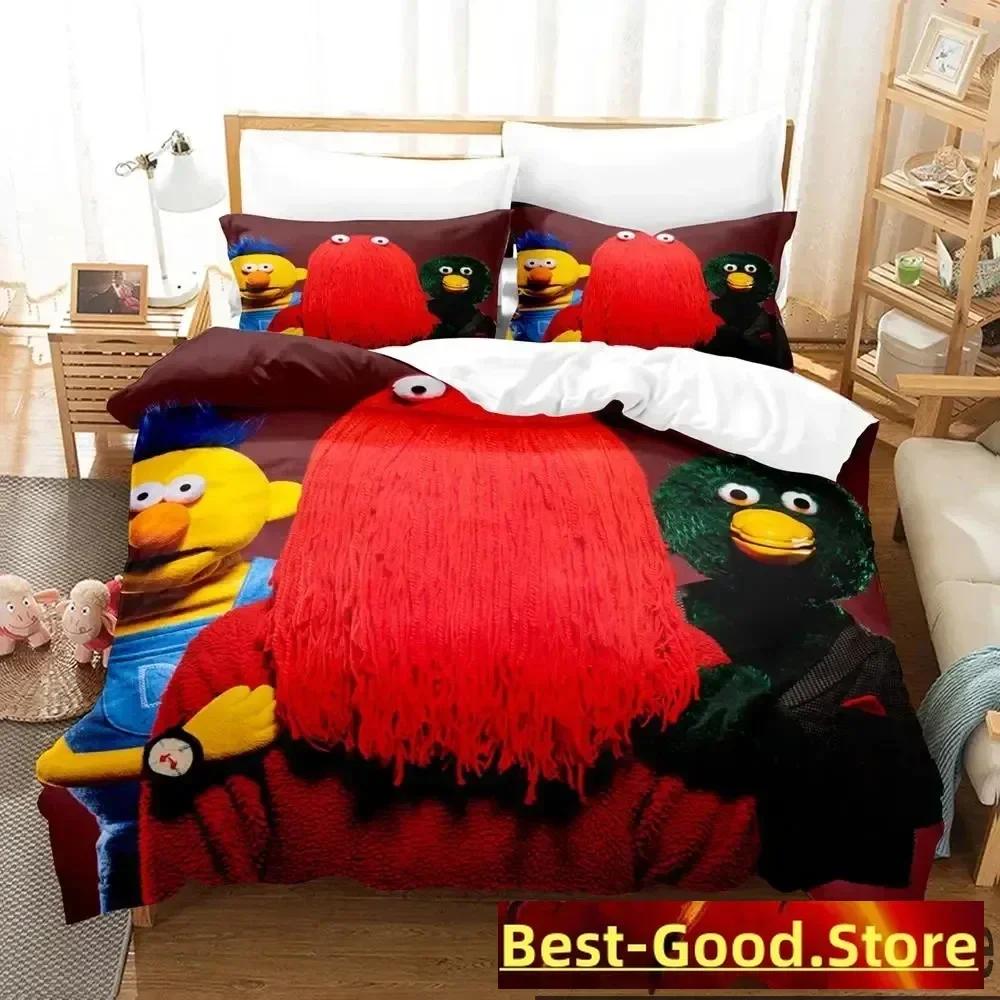 3D Print Don't Hug Me I'm Scared Beddengoed Set Jongens Meisjes Twin Queen King Size Dekbedovertrek Kussensloop Bed Jongens Volwassene