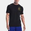 Under Armour Curry Series Regular Shoulder Casual Sports Solid Color Round Neck Pullover Breathable Short Sleeve T-Shirt Men Tops Black 1366604-001