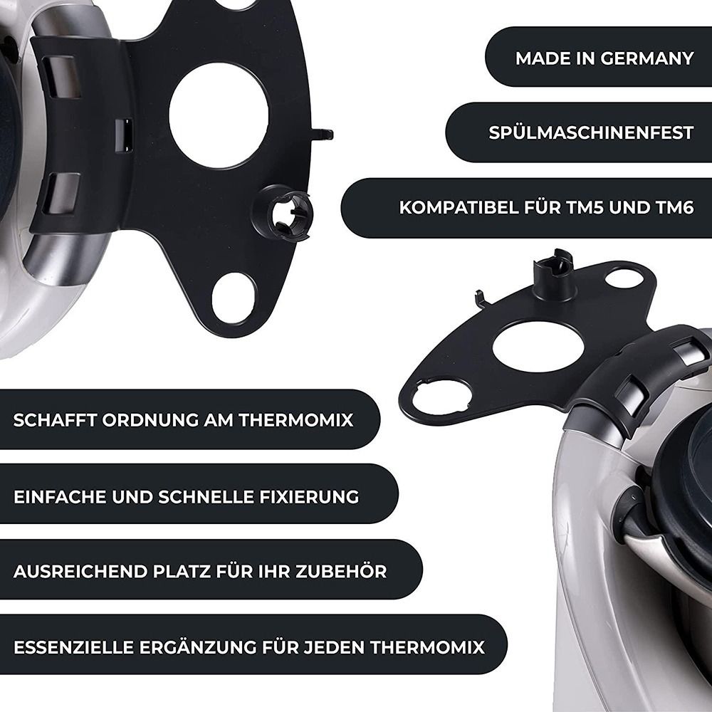Multi-Function Accessory Holder Holds up to 5 Accessories For Thermomix Suitable for TM5 and TM6