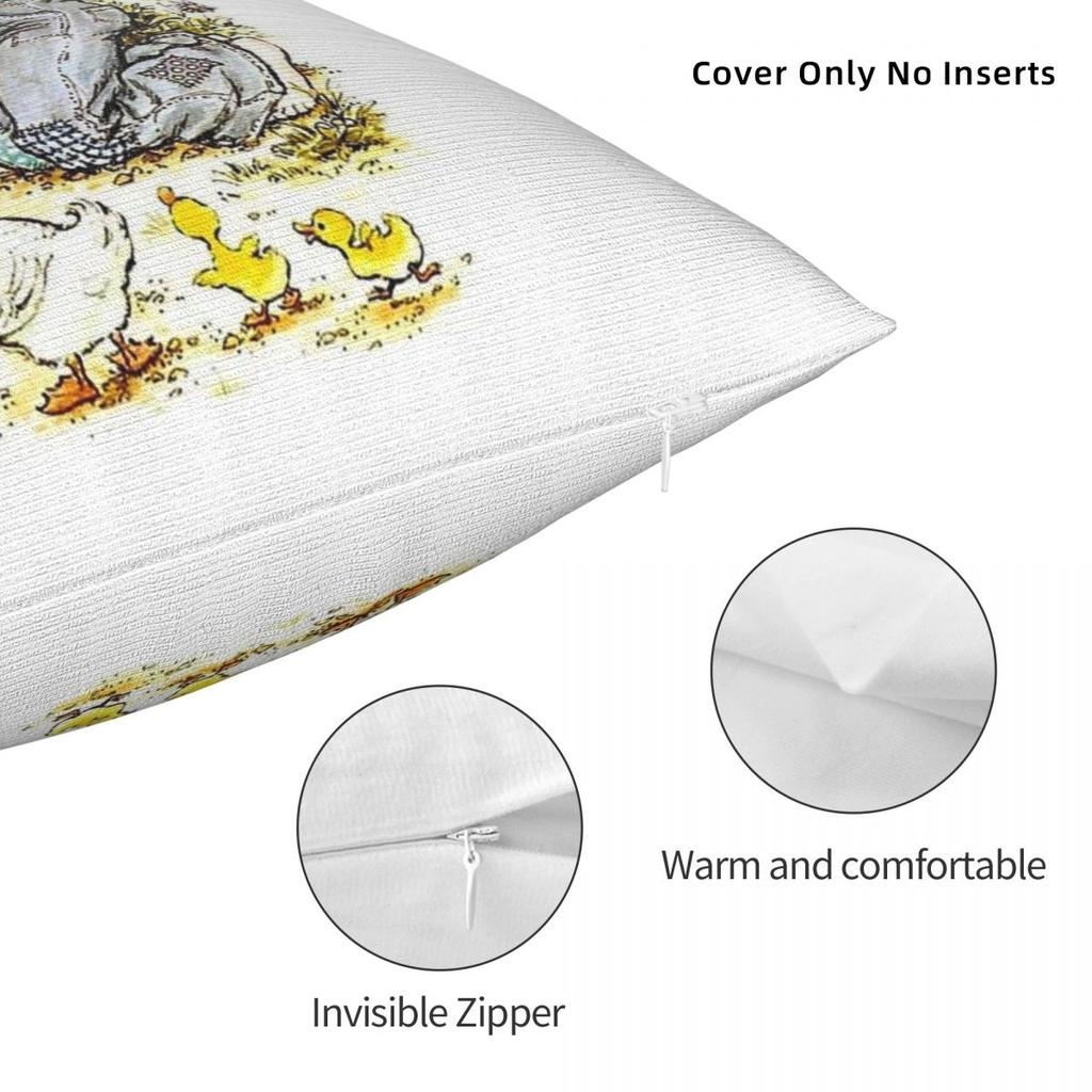 Sarah Kay Square Pillowcase Polyester Linen Velvet Creative Zip Decor Throw Pillow Case Bed Cushion Cover
