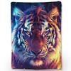 Tiger Blanket Super Soft Warm Bedding Animal Print Throw Blankets Sofa Couch Bedroom Decor Flannel Plush Blanket for All Season