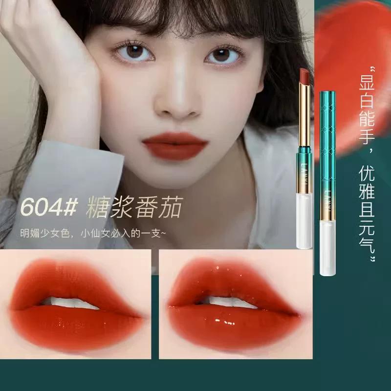 Non-Fading Lipstick, Non-Stick Cup, Matte Finish, Long-Lasting, Waterproof, Official Flagship Store for Students, Genuine Product