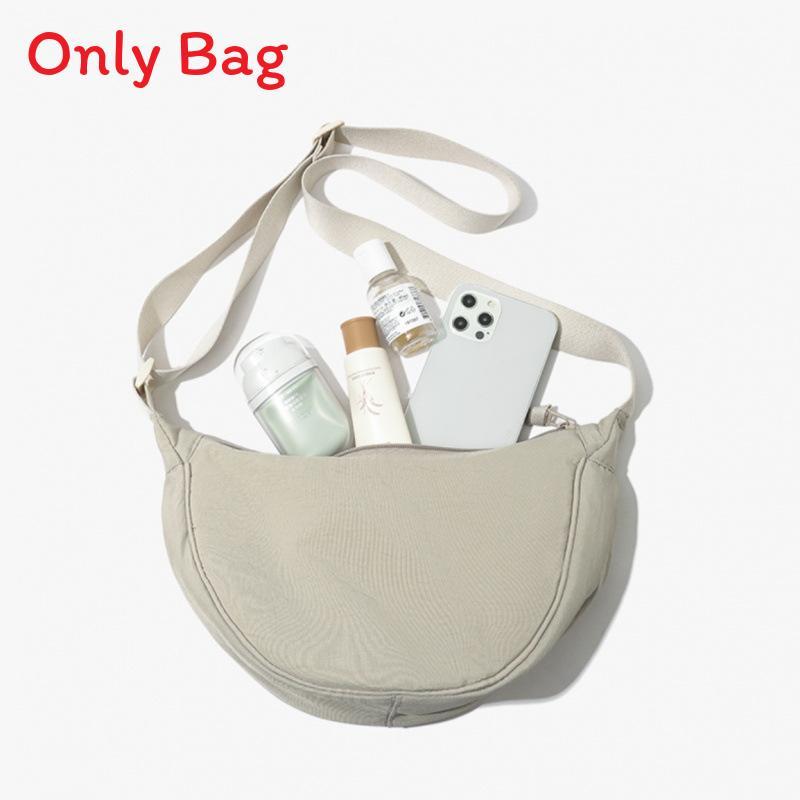 Piccola Borsa a Tracolla in Tessuto Oxford per Donna con Chiusura a Zip e Tasca per Carte per Uso Quotidiano