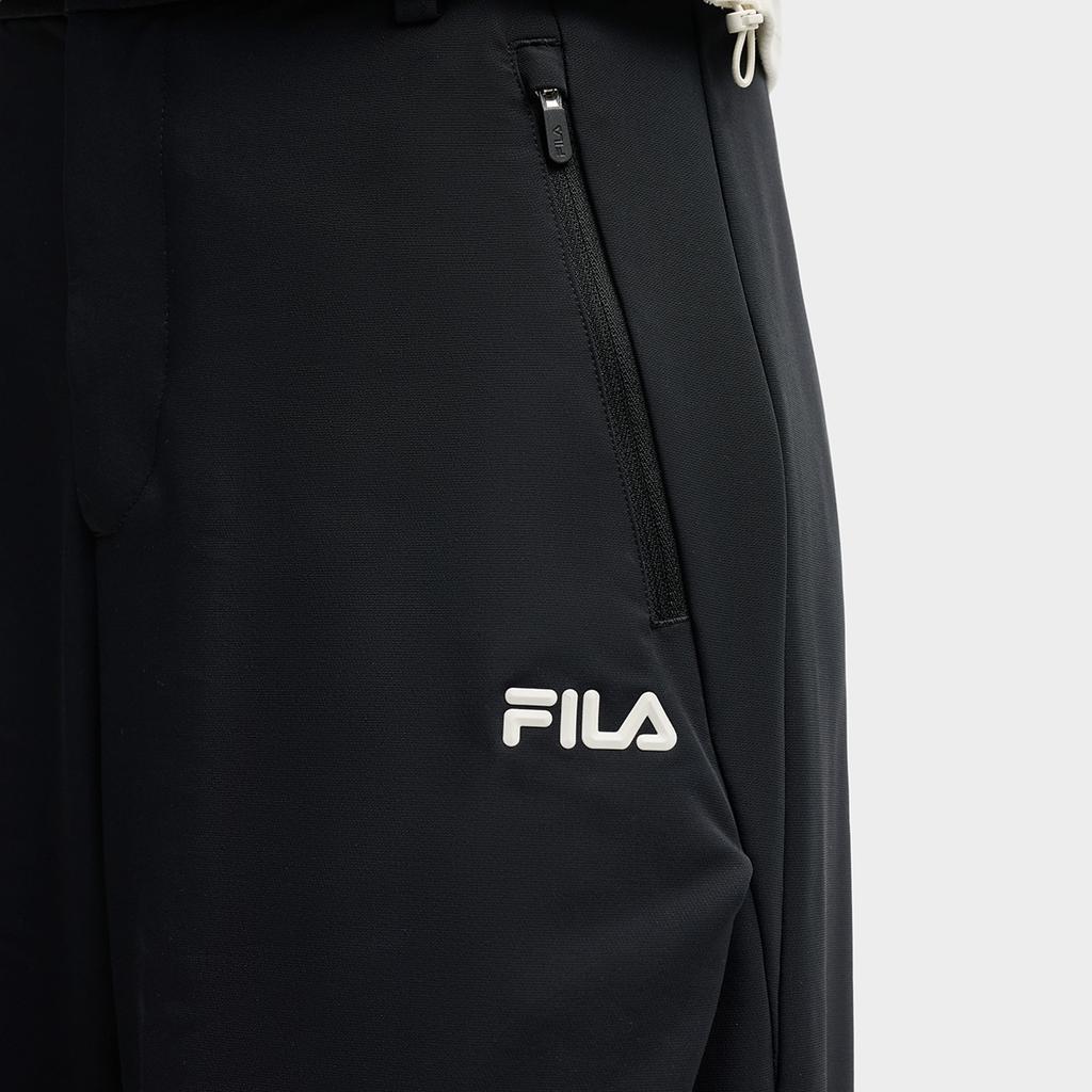 Fila Original Fashion Simple Personality Retro Sports Casual Versatile Comfortable Straight Leg Woven Pants Women Bottoms F11W539803FBK