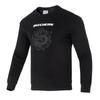 Skechers Fashion Sports Series Loose Round Neck Letter Long Sleeve Sweatshirt Unisex Sweatshirt Black P124U033-01TS
