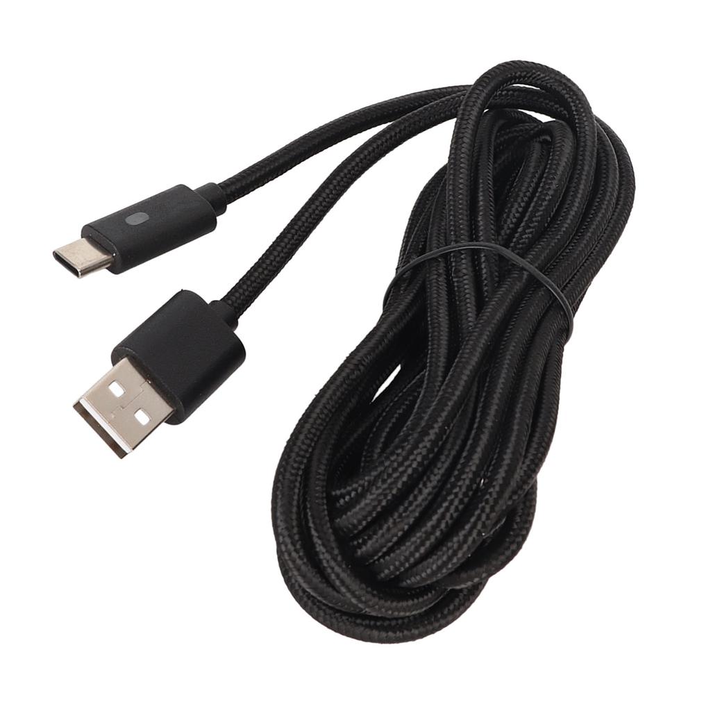For Xbox Series Charging Cable Nylon Braiding Fast Charging USB Type C Charger Cord with LED Indicator for PS5 9.8ft