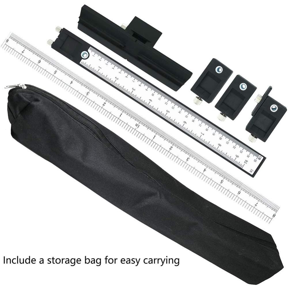 Professional Door Handle Pulls Installation Tool Kit Adjustable Self Centering Drill Guide Jig for Cabinet Wardrobe Knob