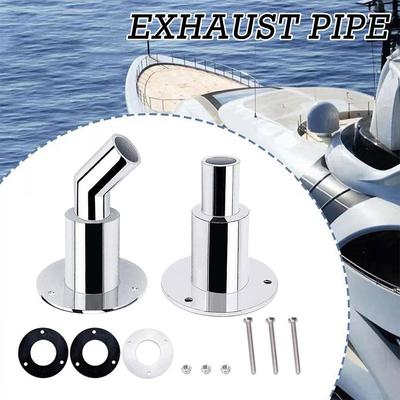 Edelstahl 316 Durchbruch-Abgas-Hautverschraubung Rohr-Buchse Hardware-Teil Für Luft-Diesel-Heizung Für Boot LKW 22mm O7V9