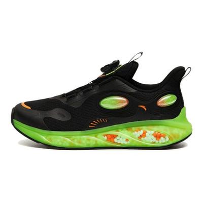 Kids Non-Slip Shock Absorbing Low-Top Running Shoes Kids Sneaker Black Green 312315566-3