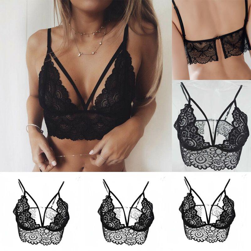 Elegant Women's Lace Bralette With High Elasticity Perfect For Summer Cami Style