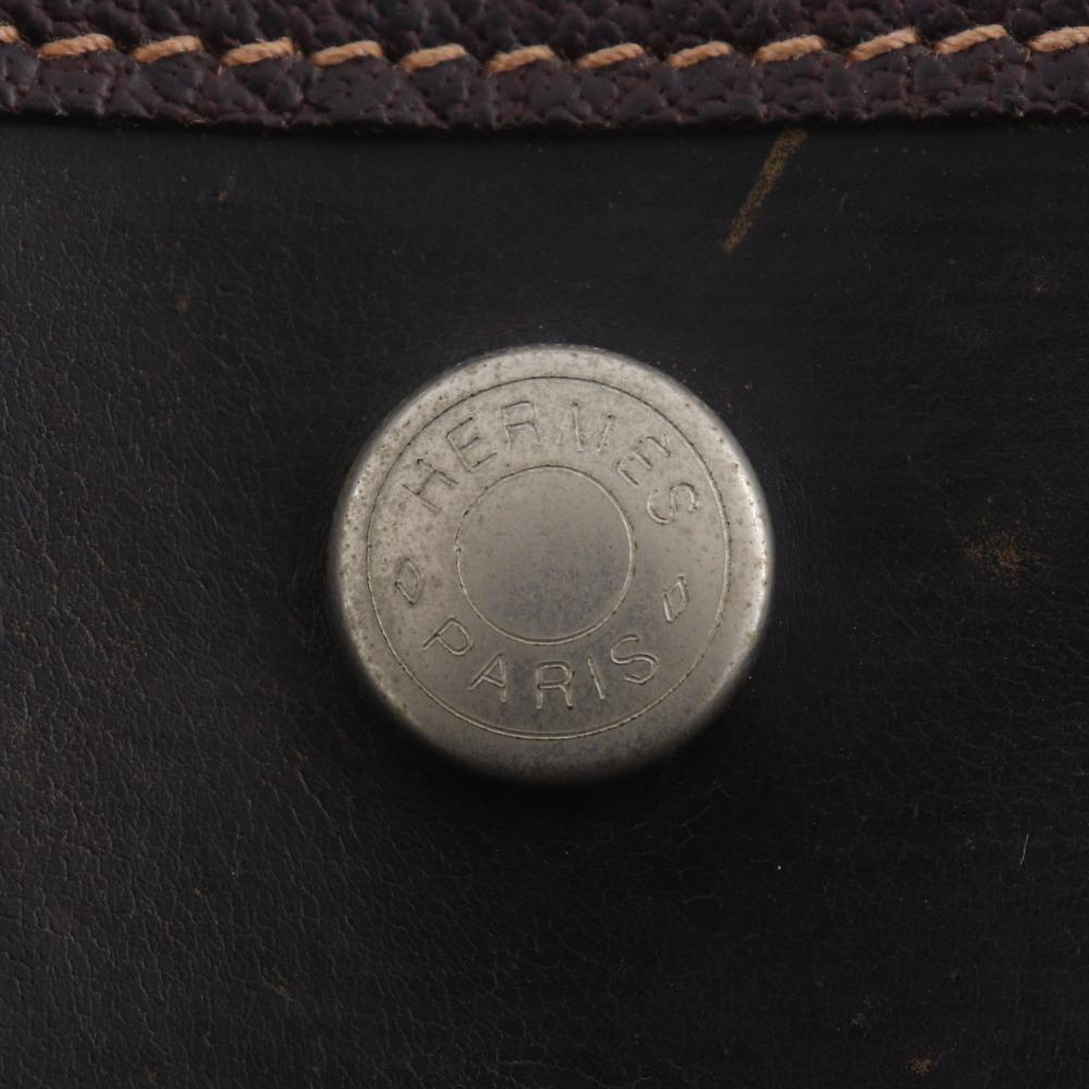 Hermes Garden Party PM Tote Bag Brown Amazonia Women Used