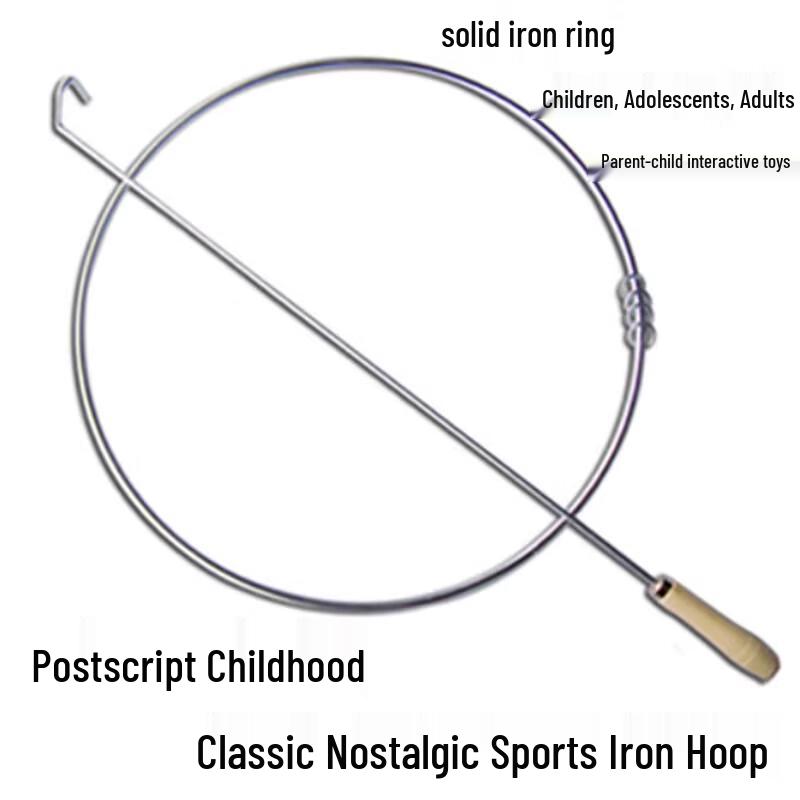 Nostalgic Iron Rolling Hoop Toy