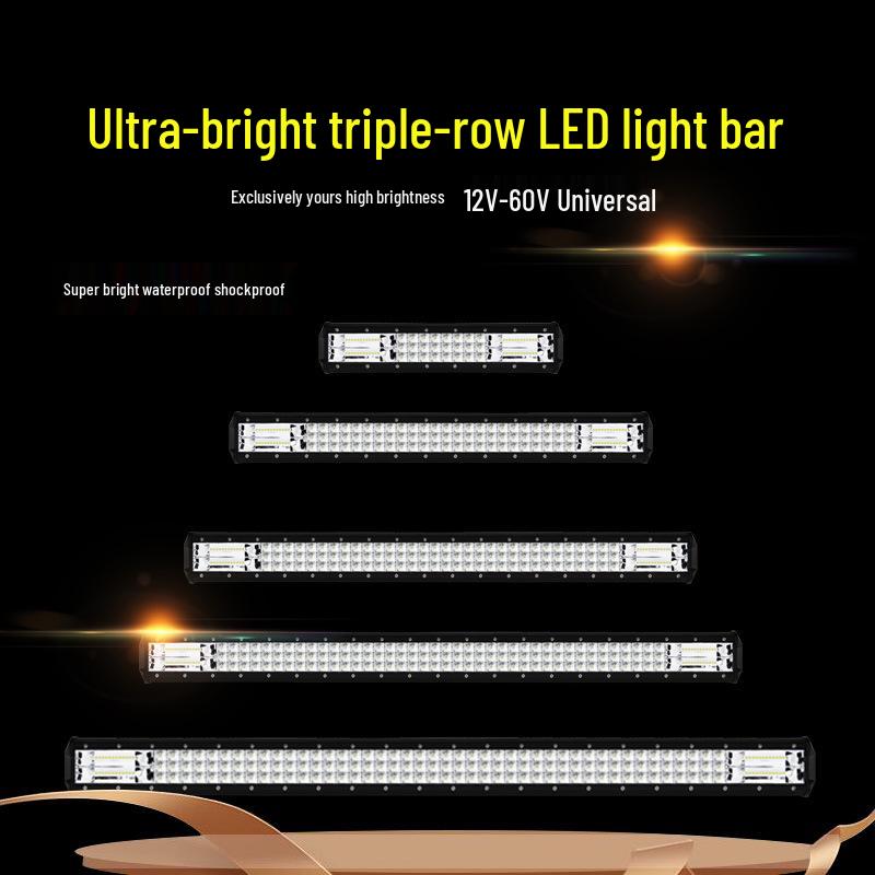 Super Bright LED Mesh Spotlight - Waterproof Car & Truck Roof/Bumper Light, 12V/24V Off-Road Modification