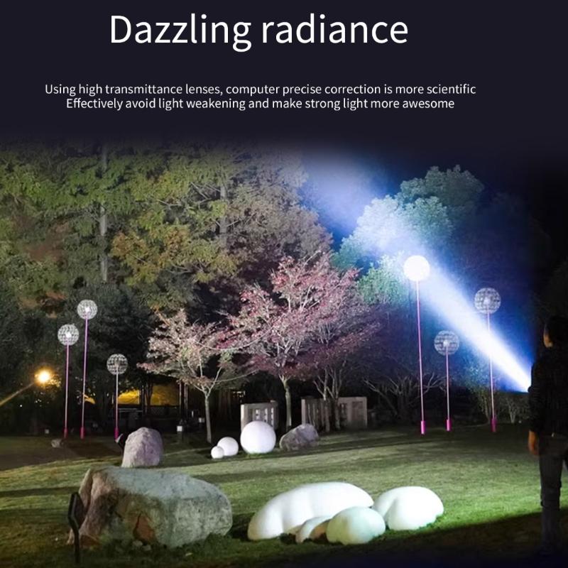 Rechargeable LED Torches with 5 Light Modes Mini Flash Powerful Flashlights Pocket Torches for Camping, Outdoor, Hiking