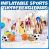 Summer Sports Themed Parties Decorate The Beach Pool With Beach Balls