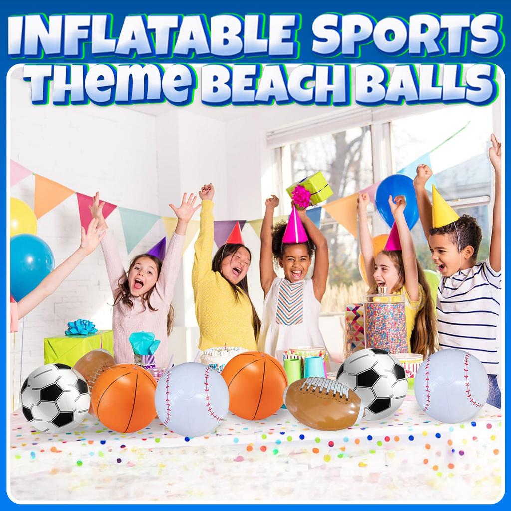 Summer Sports Themed Parties Decorate The Beach Pool With Beach Balls