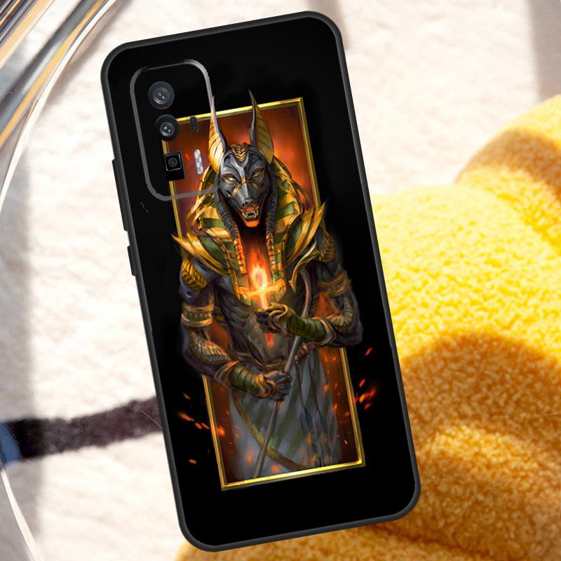 Egypt Nefertiti Anubis Ankh Case For POCO X6 M6 X3 Pro X5 F3 F5 M5s Xiaomi 13 14 Ultra 12 Lite 11T 12T 13T Pro Cover