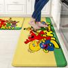 Sesame Street2 Flannel Kitchen Mat Christmas Soft Area Rug Non Slip Floor Carpet Home Decoration