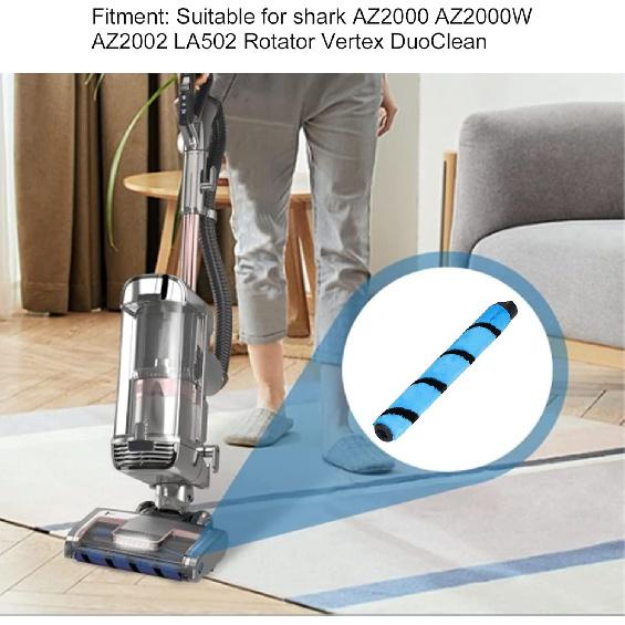 Vacuum Cleaner Roll Brush, Soft Rolling Brush Replacement Brush Roll for Shark AZ2000 AZ2000W AZ2002 LA502 Rotator Vertex DuoClean Vacuum Cleaner