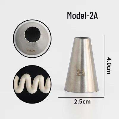 2A Stainless Steel Piping Tip