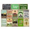 Farm Fresh Tin Sign Plaque Metal Vintage Farmhouse Decor Retro House Decoration Wall Poster 20x30 Cm