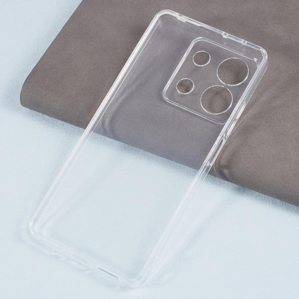 For Xiaomi Redmi Note 13 5G/13 5G (China) Clear Case Watermark-free Slim-Fit TPU Phone Protector