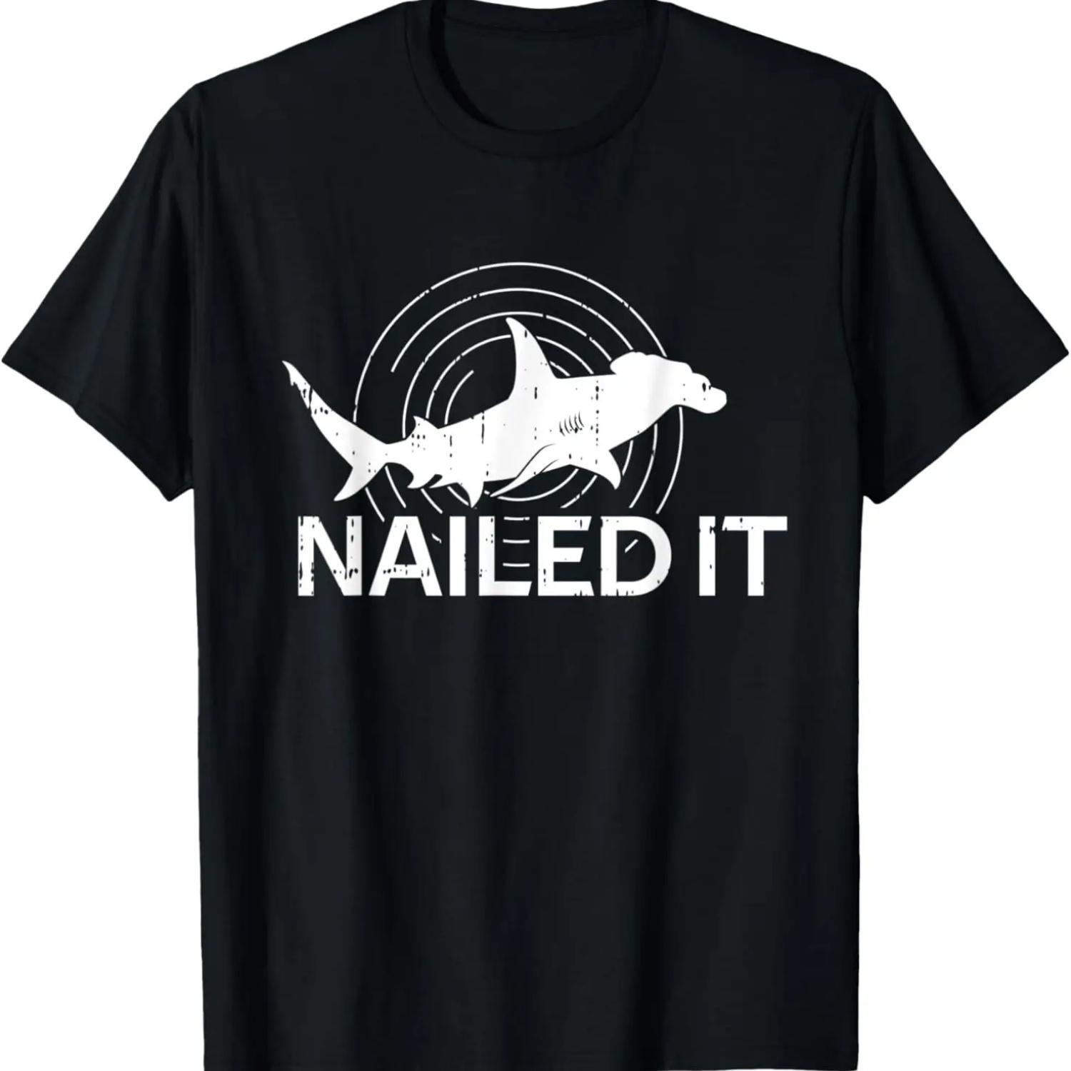 

Сделал на отлично Молот-голова Смешная Крутая Море Океан Акула Мальчик Папа Подарок Футболка XXXXXL чёрный