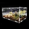 Transparent Acrylic Reptile Box For Spiders Tortoise Lizard Breeding Insect Box Vents Sliding Small Pet Terrarium Vivarium 2020