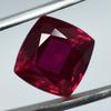 Natural Red Ruby Loose Gemstone Square Cushion Shape 7.50 Ct for Jewelry Making and Gem Collections