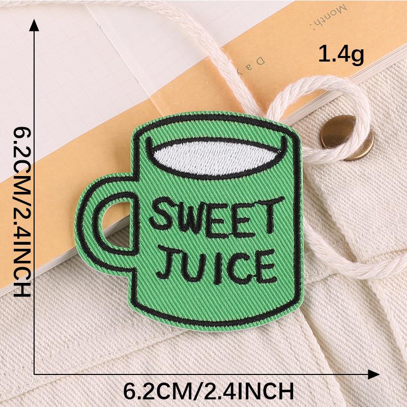 Original Embroidered Letter Badge Patch for Clothing Accessories